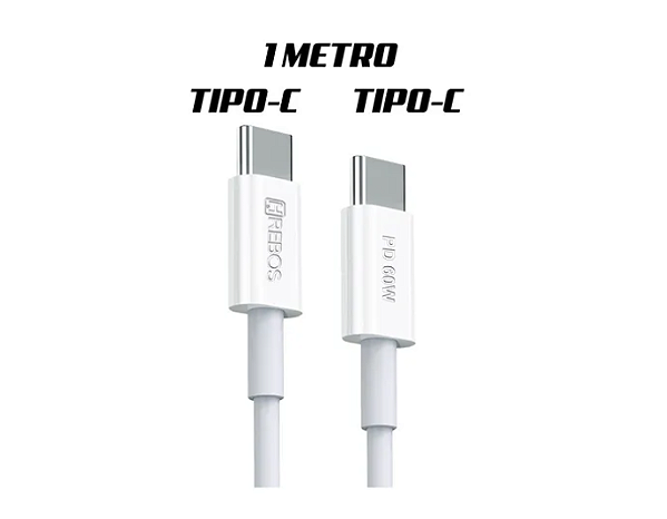CABO USB C - USB C TURBO 60W 1M CB-320C HREBOS