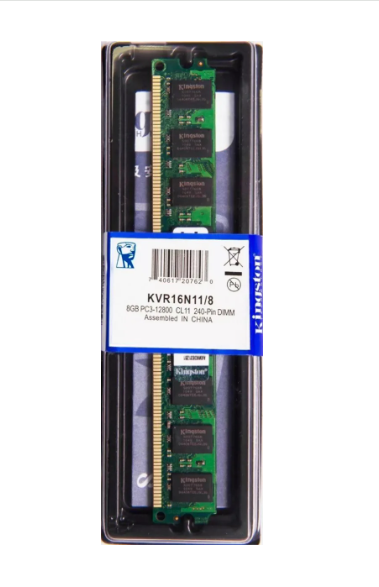 MEMORIA 8GB DDR3 1600 KVR16N11/8 KINGSTON