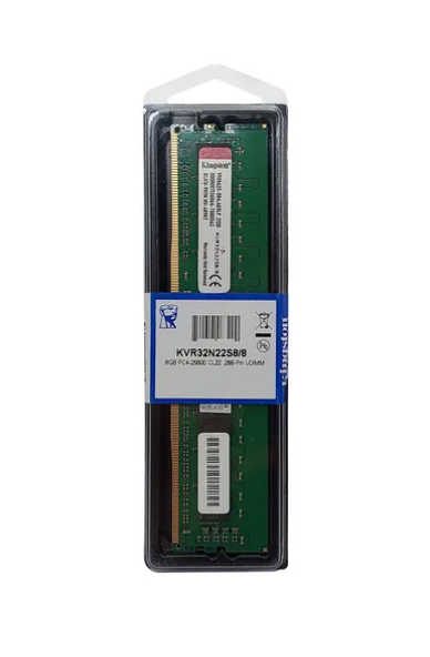 MEMORIA 8GB DDR4 3200 KVR32N22S8/8 KINGSTON