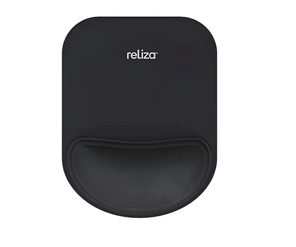 MOUSEPAD ERGONOMICO COMPACT PRETO RELIZA