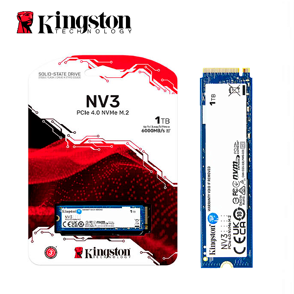 SSD M.2 1TB NVMe 2280 NV3 SNV2S/1000G 6000 / 4000 KINGSTON