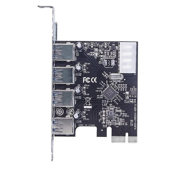 PLACA PCI-E COM 4 PORTAS USB 3.0 DP-43 DEX