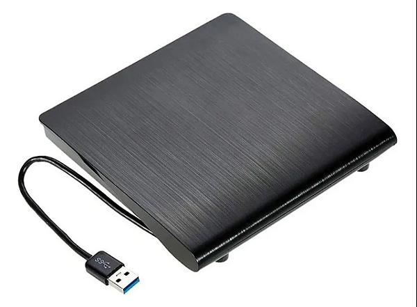 LEITOR E GRAVADOR CD/DVD EXTERNO USB