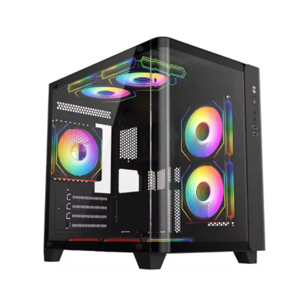 GABINETE MATX 3X FAN ARGB CUBE ECLIPSE CRYPTON