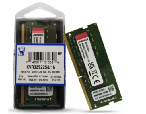 MEMORIA NOTE 16GB DDR4 3200 KVR32S22S8 KINGSTON