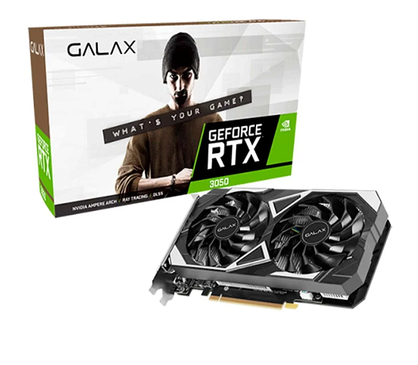 PLACA DE VIDEO 6GB NV RTX 3050 EX BLACK GDDR6 96BITS 35NRLDHP9OID GALAX