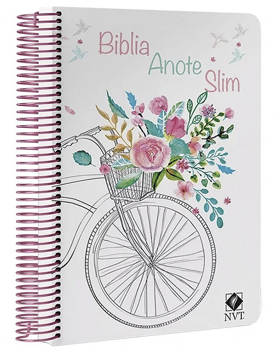 Bíblia Anote Slim NVT espiral
