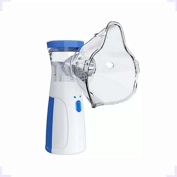 INALADOR NEBULIZADOR ULTRASSONICO SEM FIO PORTÁTIL SILENCIOSO A PILHA E USB JSL