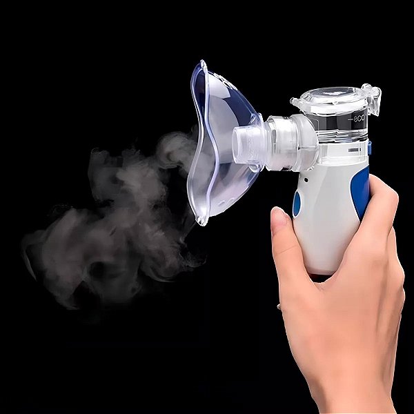 INALADOR NEBULIZADOR ULTRASSONICO SEM FIO PORTÁTIL USB SILENCIOSO (4133)