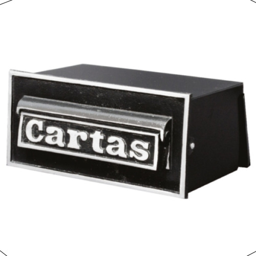 Caixa de Correios Grande Resistente Alumínio Tamanho 30x25x12 para Embutir Muro