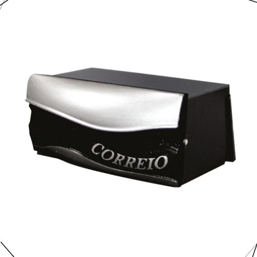 Caixa de Correio Pequena Frente Aluminio Para Muro 20x25x12cm