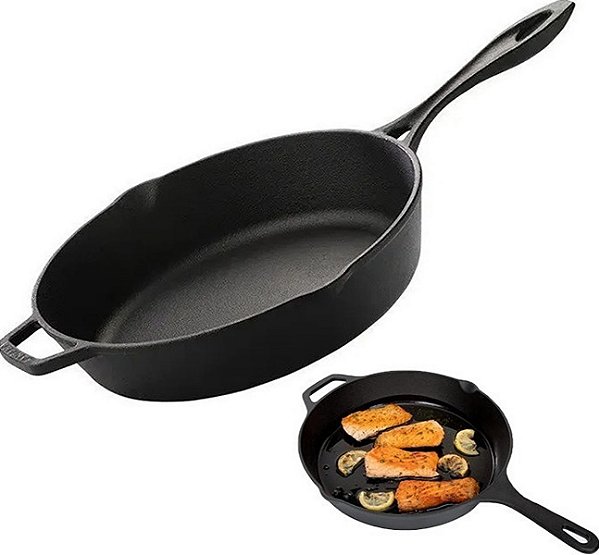 Frigideira Assadeira de Ferro Fundido 22cm Santana