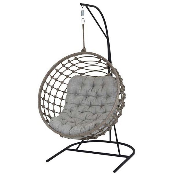 Balanço De Jardim com Suporte Modelo Órbita Corda Naval