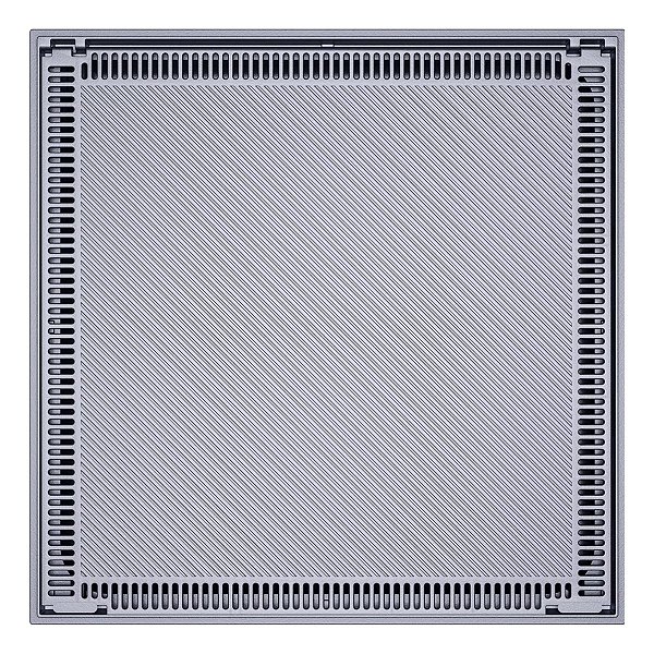 Tampa Articulada 100x100cm Antiderrapante Para Casa De Máquina De Piscina