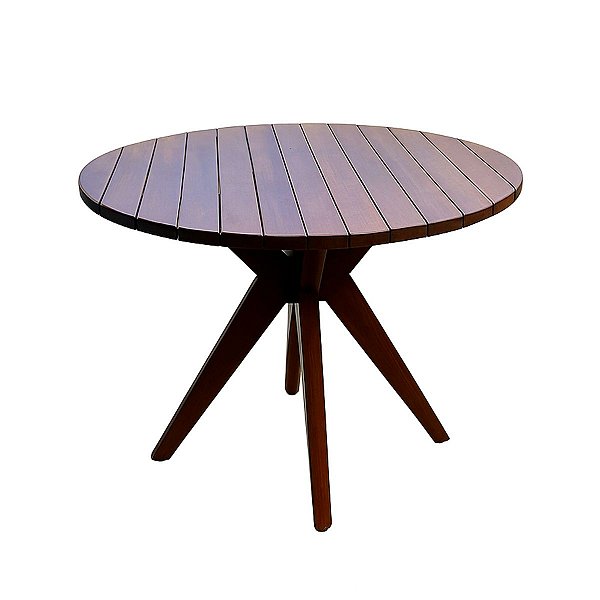 Mesa Cozinha Vila Real Tampo de Madeira 1,00m