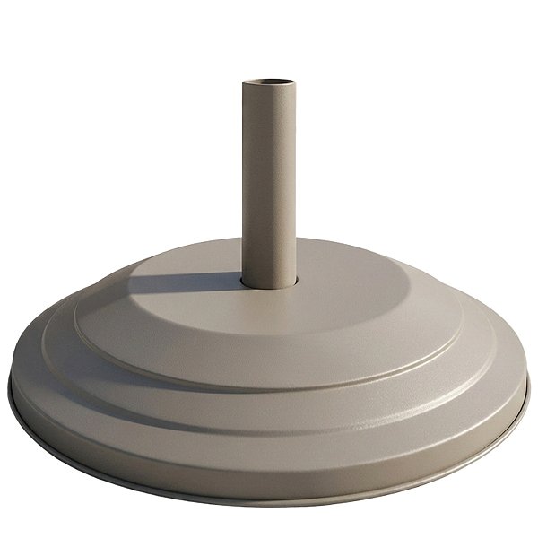 Suporte Base para Ombrelone Guarda Sol 20kg Alumínio Fendi para Piscina Jardim