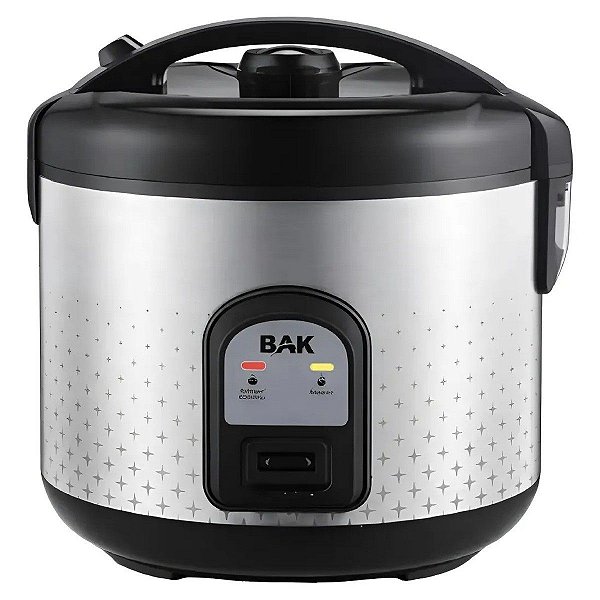 Panela de Arroz Elétrica BAK 6 Xícaras 1,2L 400W com Função Aquecer