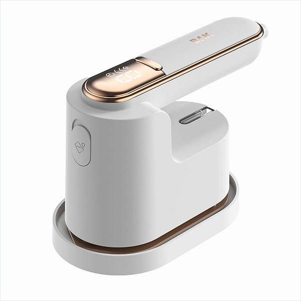 Mini Ferro de Passar a Vapor BAK Vapor Max 1000W LED Digital 120ml 127V