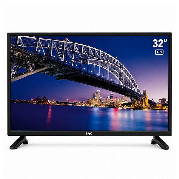 Smart TV BAK 32" LED HD Android 11 Wi-Fi 3 HDMI 2 USB
