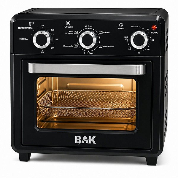 Air Fryer Forno Oven BAK 20 Litros 4 em 1 Fritadeira sem Óleo 127V/220V