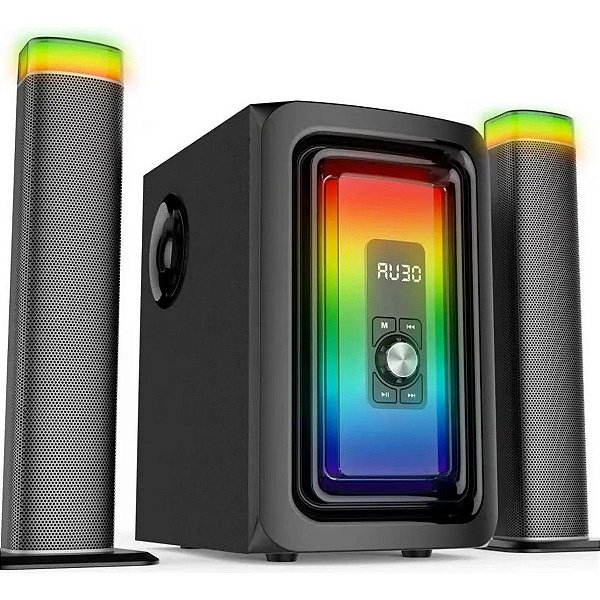 Home Theater Microsystem Sombox DDM01 Bluetooth para TV Filmes e Música