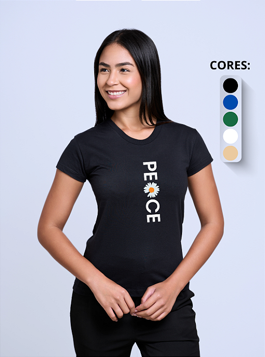 T-shirt Feminina "Peace"