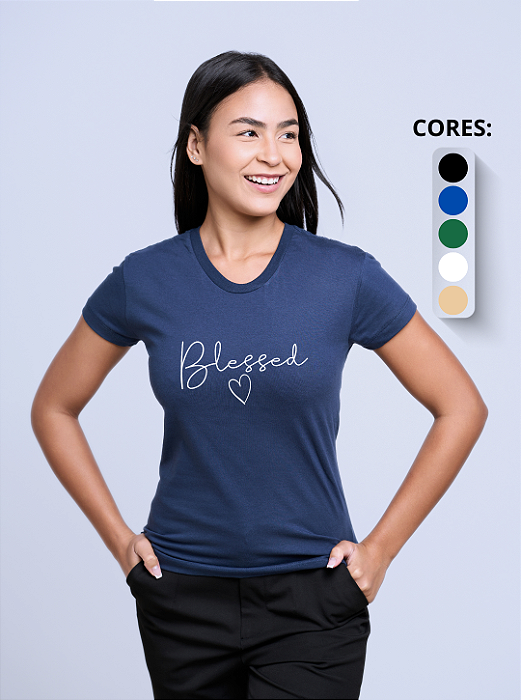 T-shirt Feminina "Blessed"