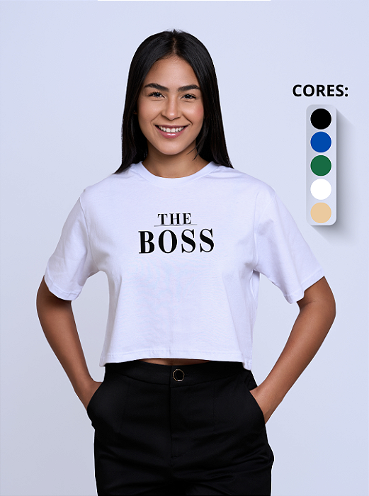 Cropped Feminino "The Boss"