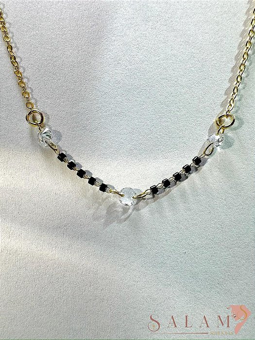 Corrente Pedrinha preta