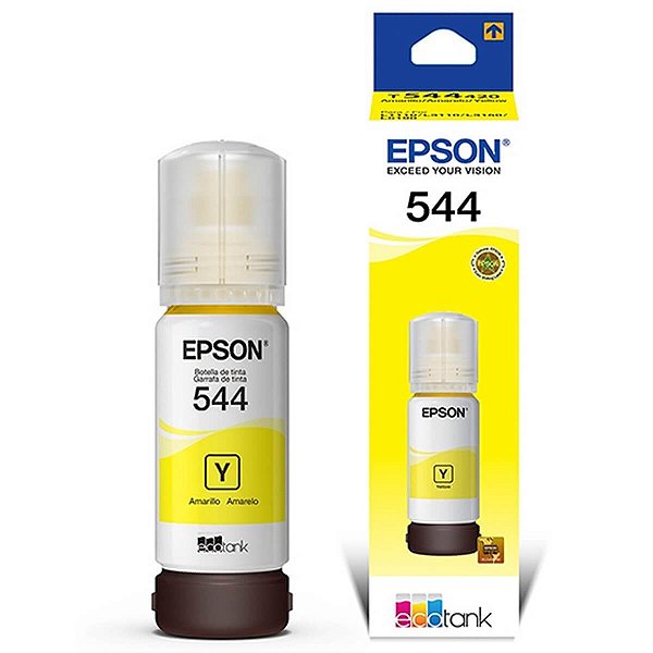 Tubo de Tinta Genuína Epson T544 - Amarelo