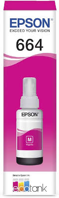 Tubo de Tinta Genuína Epson T664 - Magenta