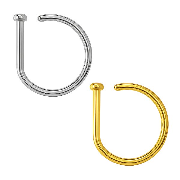 Piercing Argola D-ring (Titânio)