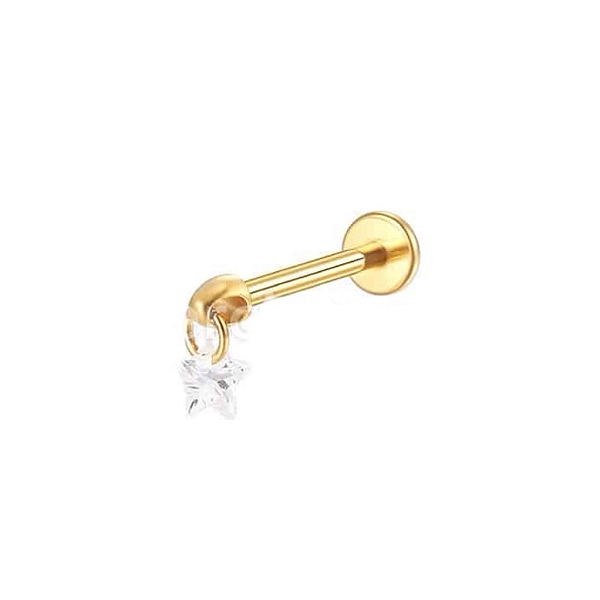Piercing Labret com Pingente