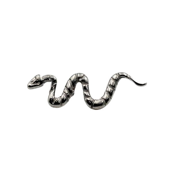 Piercing Labret Snake (Aço Cirúrgico)