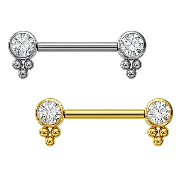 piercing mamilo indiano (titanio)