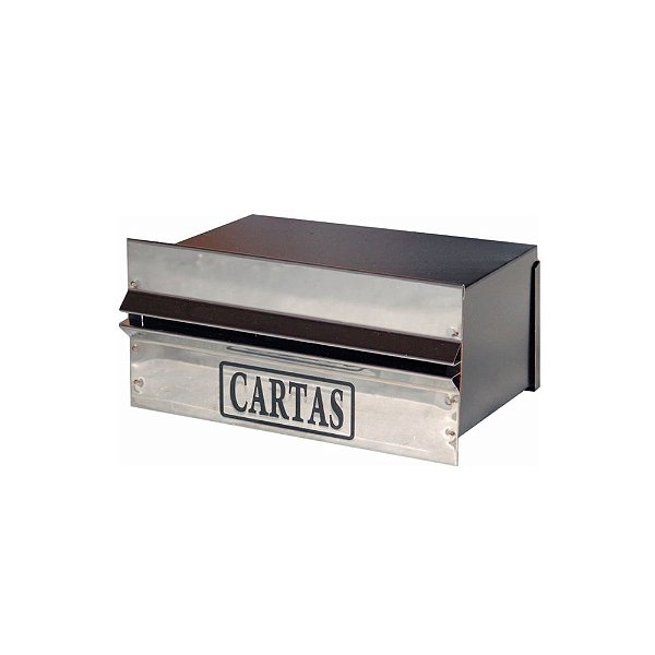 Caixa de Correio Popular - Inox 15x23x11 para muro