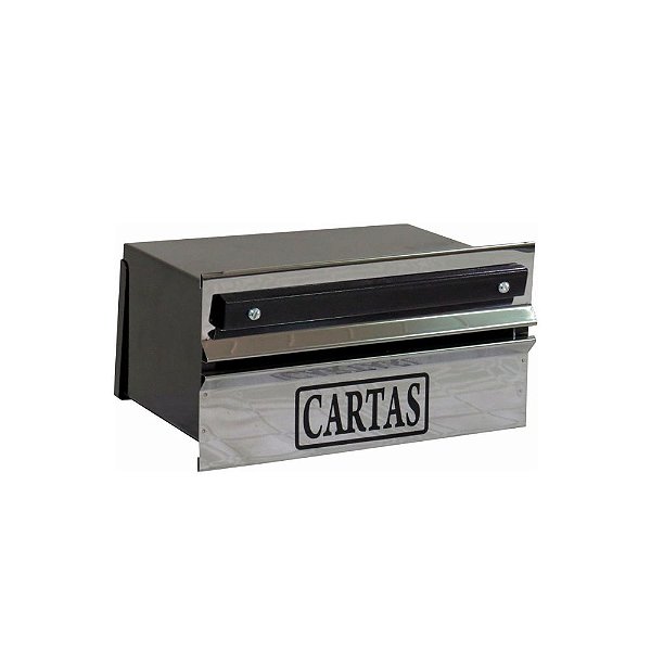 Caixa de Correio Popular - Inox 15x23x11 para grade