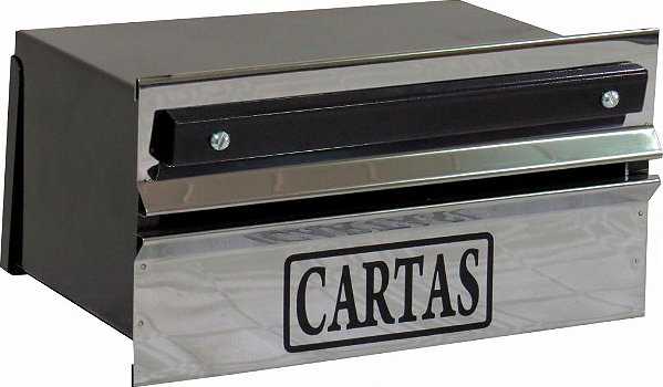 Caixa de Correio Popular - Inox 15x23x11 para grade