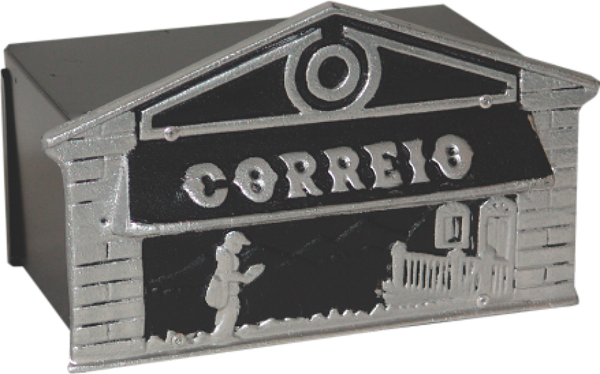 Caixa de Correio Carteiro - 15x25x12 para muro