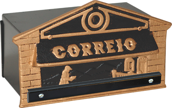 Caixa de Correio Carteiro - 15x25x12 para grade