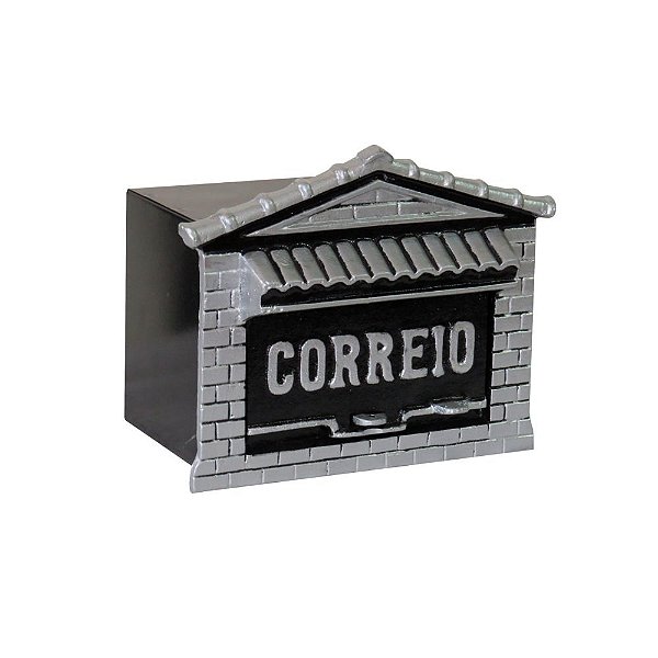 Caixa Correio Colonial - 15x20x12 para muro (abre pela frente)