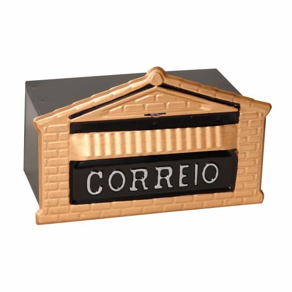 Caixa de Correio Colonial Popular - 15x23x11 para muro (abre pela frente)