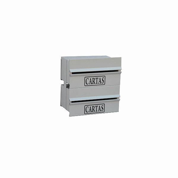 Caixa Correio Condomínio 2 Módulos - 15x23x22 para muro