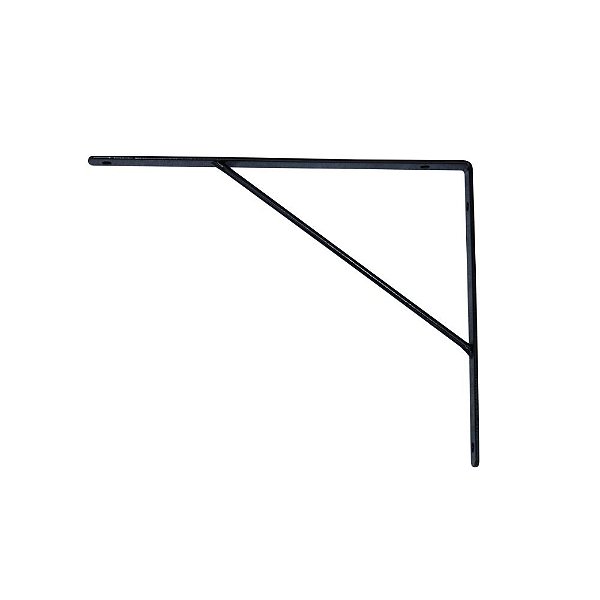 Cantoneira de Parede Preta 30x20cm