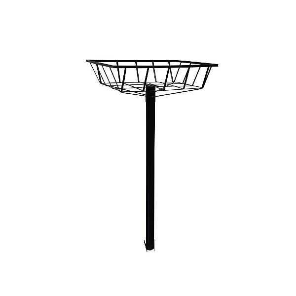 Lixeira Rasa com Pedestal