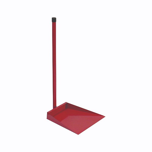 Pazinha para Lixo Vermelha Cabo Curto 50 cm