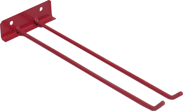 Suporte para Vassouras Vermelho 30cm