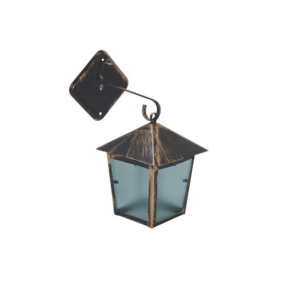 Luminária Verona P/ Parede - Ouro Pincelado