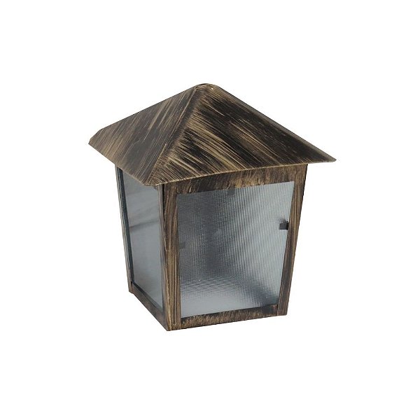 Luminária Verona P/ Parafusar na Parede - Ouro Pincelado