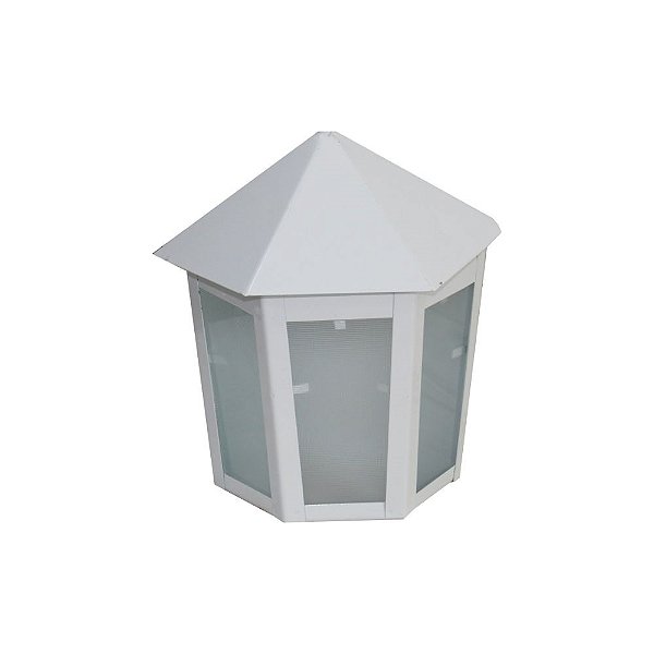 Luminária Veneza P/ Parafusar na Parede - Branca